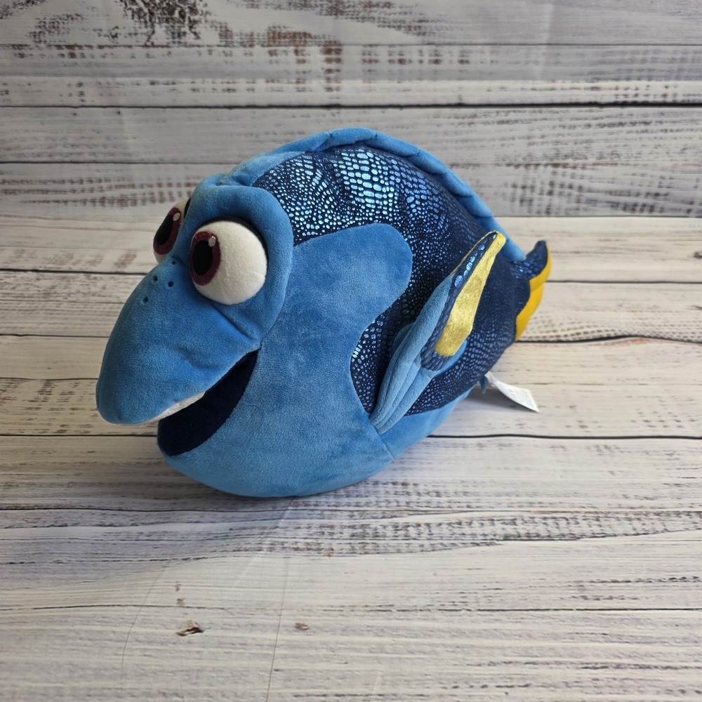 Disney Pixar Build A Bear Finding Dory Disney Plush 18" Stuffed Plush Blue 2016